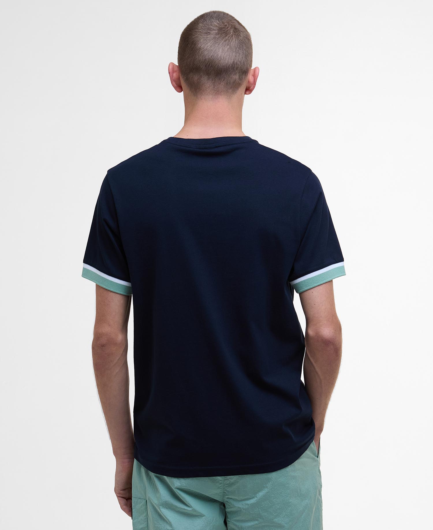 Deep Cuff Evan Tipped T-Shirt image number 2