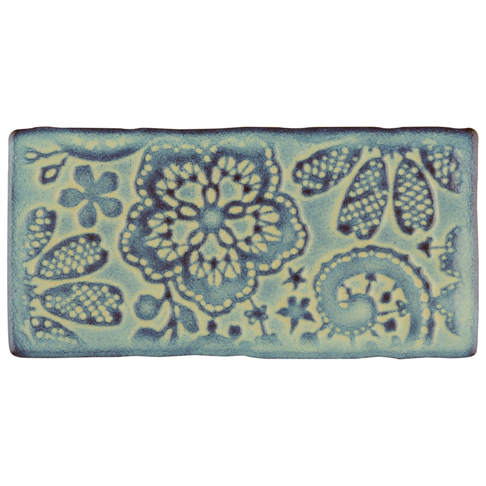 Antic Feelings Agua Marina 3 in. x 6 in. Ceramic Wall Tile