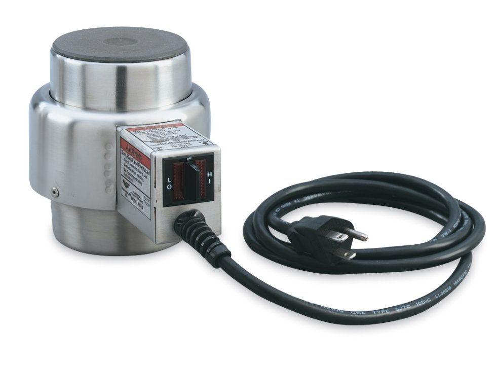 Calentador de chafer eléctrico de 230 voltios con enchufe de Reino Unido