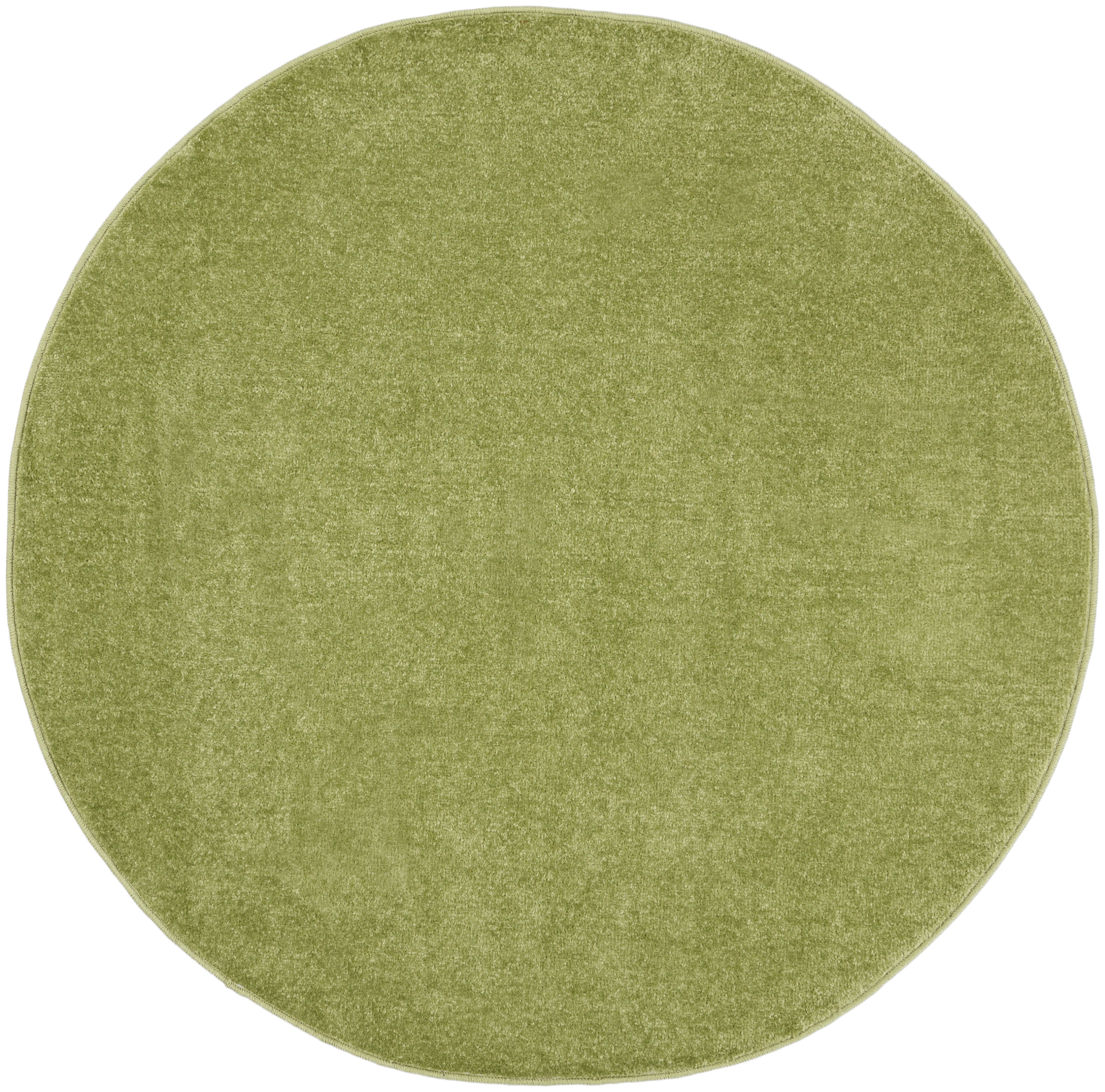 Nourison Nourison Essentials 4' x Round Green Outdoor Rug