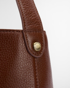Cedar Leather Bucket Bag 