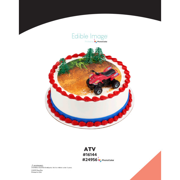 ATV The Magic of Cakes® PhotoCake® Enhanced Round Background Page