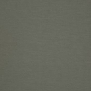 Olive-green textured fabric blind, fully lowered and smoothing light; fills the frame with a subtle horizontal weave, suggesting dim indoor lighting and no visible outside view.