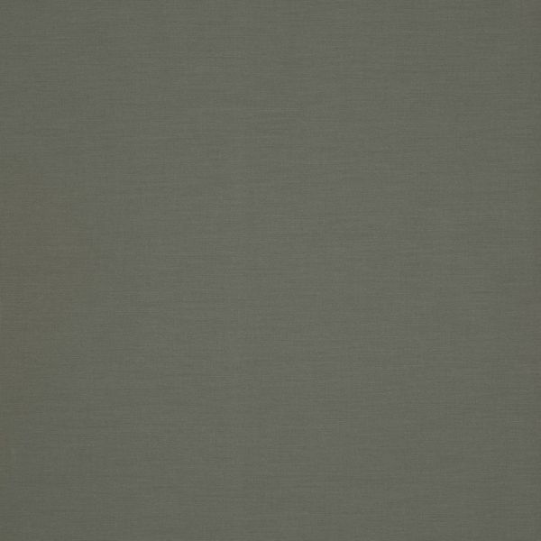 Olive-green textured fabric blind, fully lowered and smoothing light; fills the frame with a subtle horizontal weave, suggesting dim indoor lighting and no visible outside view.