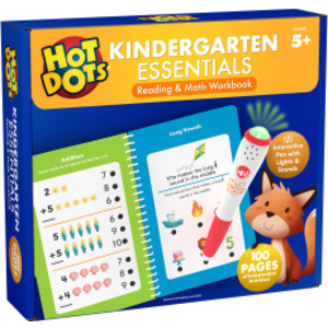 Hot Dots&reg; Kindergarten Essentials Reading & Math Workbook