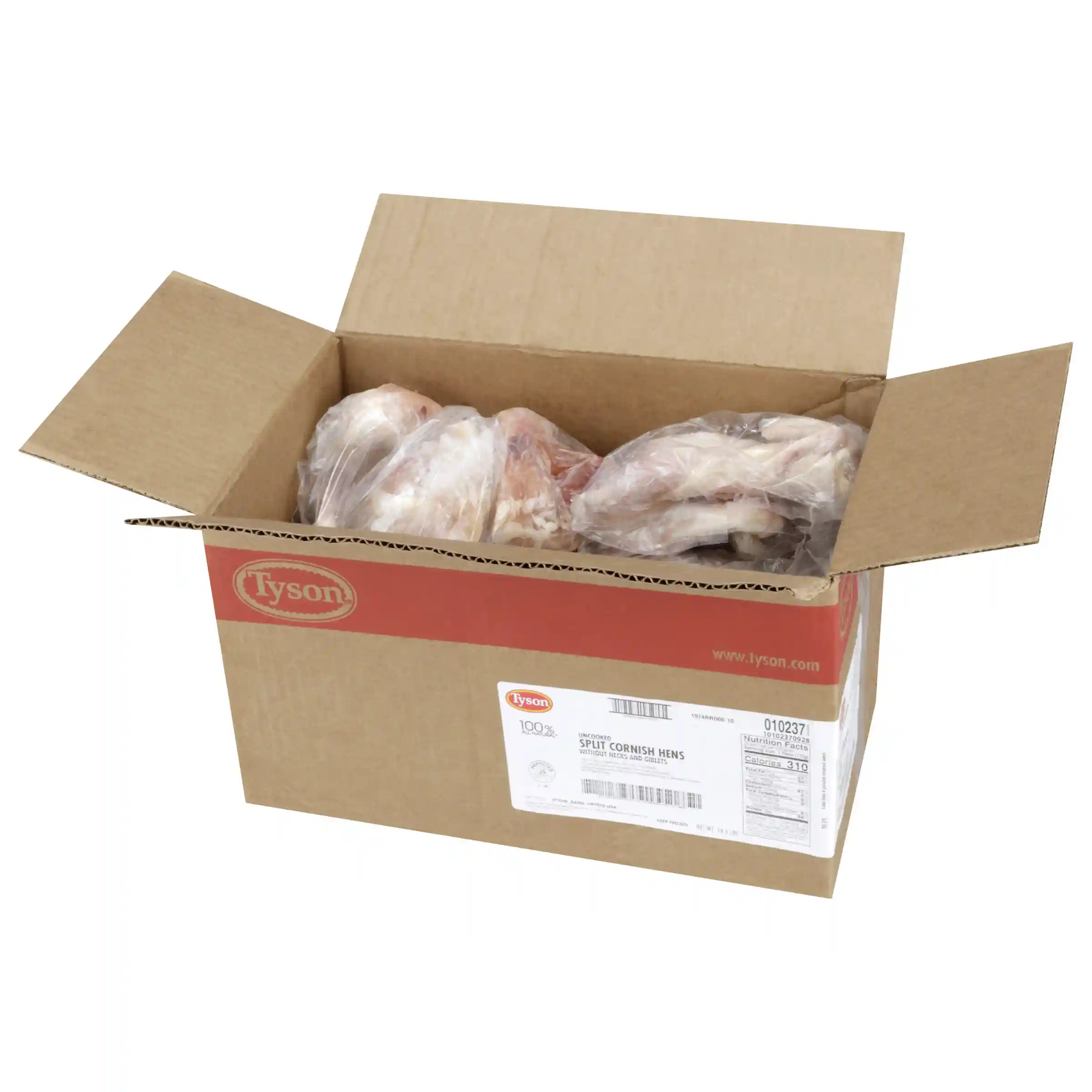 Tyson® Uncooked Split Cornish Hens, 24 Pieces per case, 10 Lb. _image_4