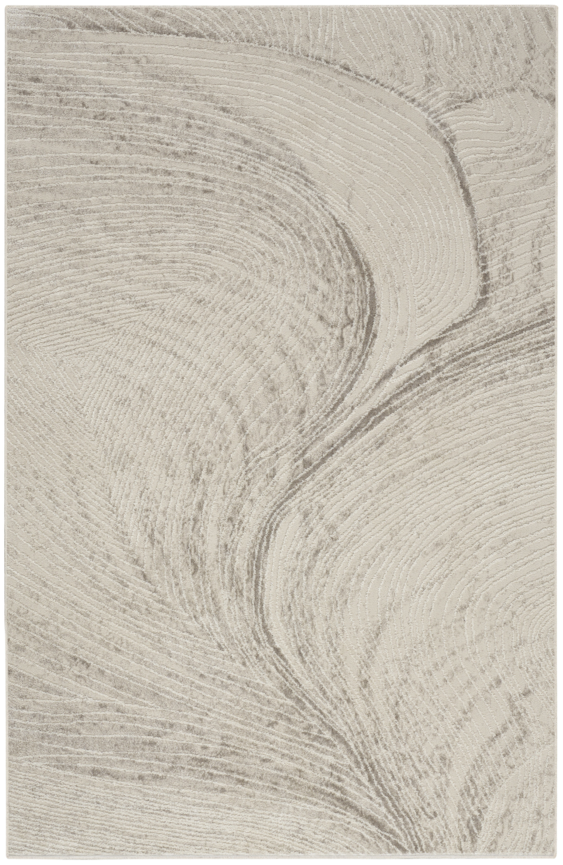 Calvin Klein CK029 Captivating 3'2" x 5' Ivory Modern Indoor Rug