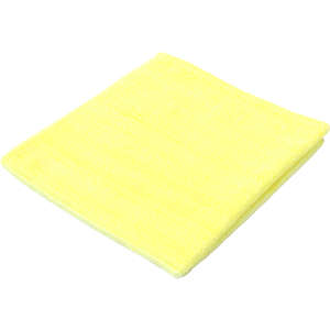 Hillyard, Trident®, 16"x16", Microfiber, Yellow Cloth