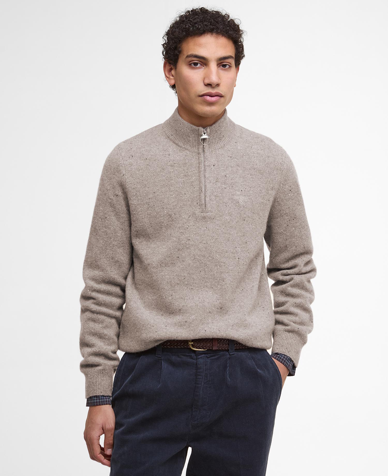 Maglione Tainsbury con zip corta image number 0
