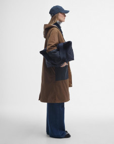 Carolyn Waxed Jacket Tan/Dress Tartan