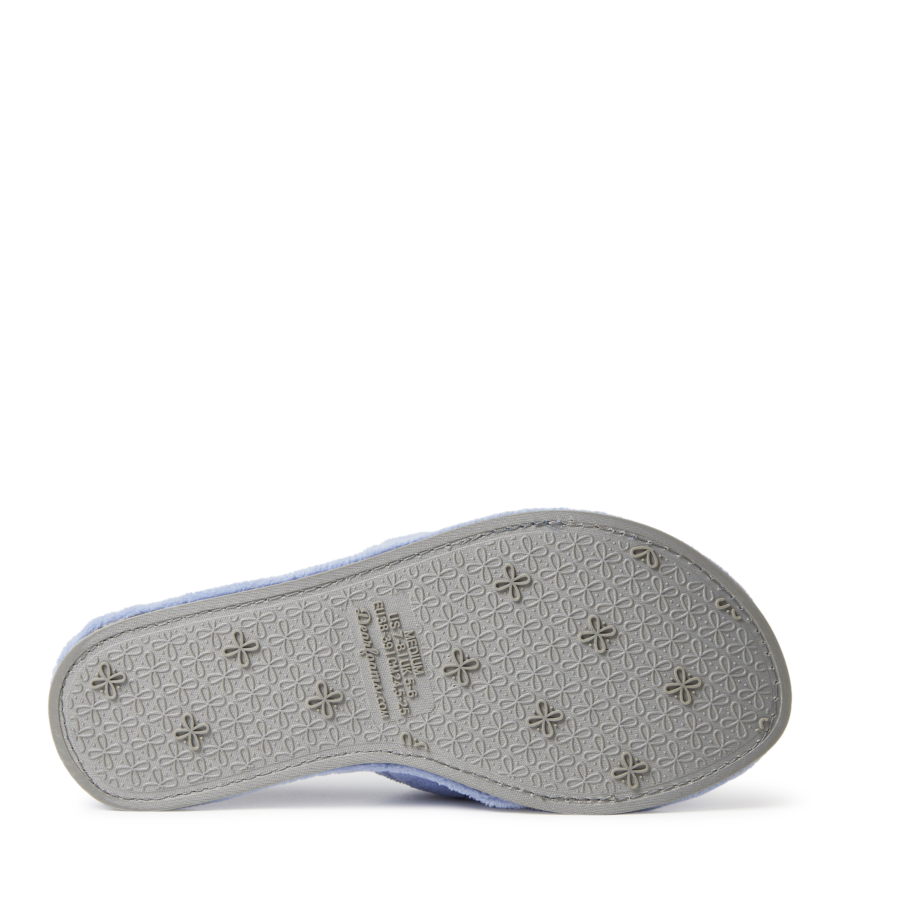 Dearfoams Women's Beatrice Quilted Microfiber Terry Shower Slide House Slipper - 第 18/34 張圖片