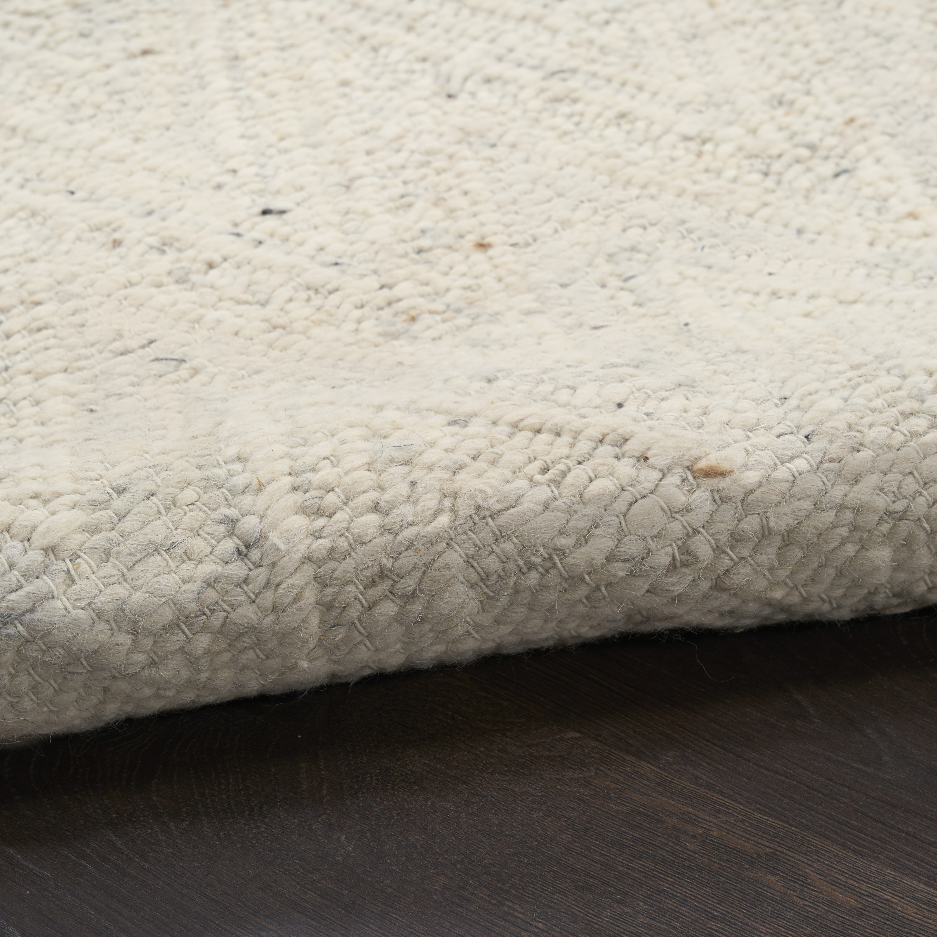 DKNY Pure Purl 7'9" x 9'9" Ivory Modern Indoor Rug