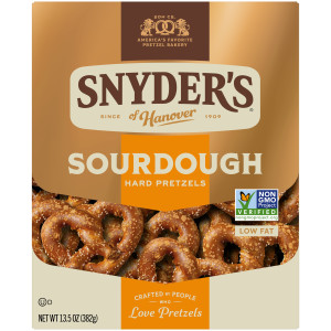 Snyder’s of Hanover Pretzels, Sourdough Hard Pretzels, 13.5 Oz Box