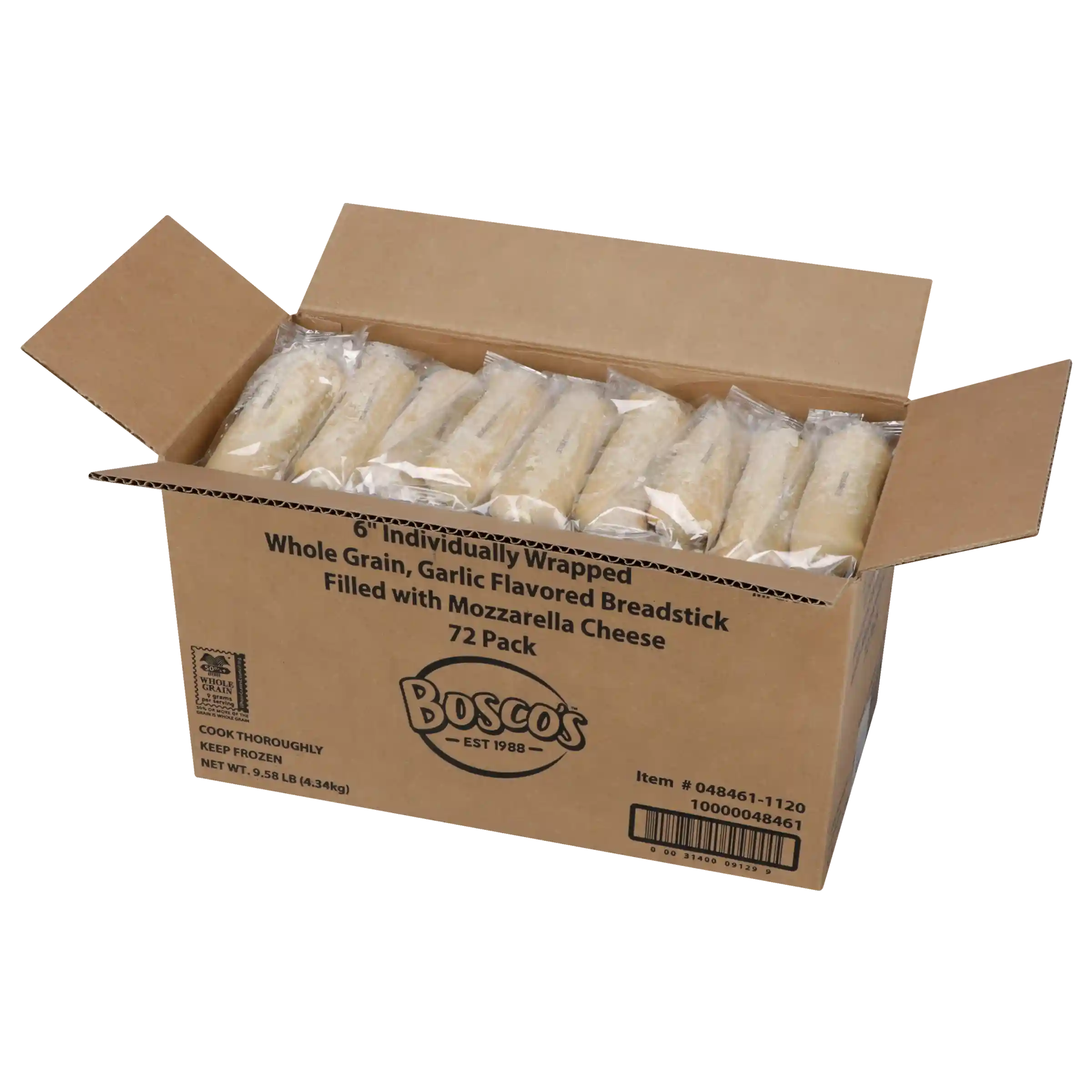 Bosco® Individually Wrapped Whole Grain Garlic Flavored Cheese Stuffed Breadsticks, 2.23 oz._image_4