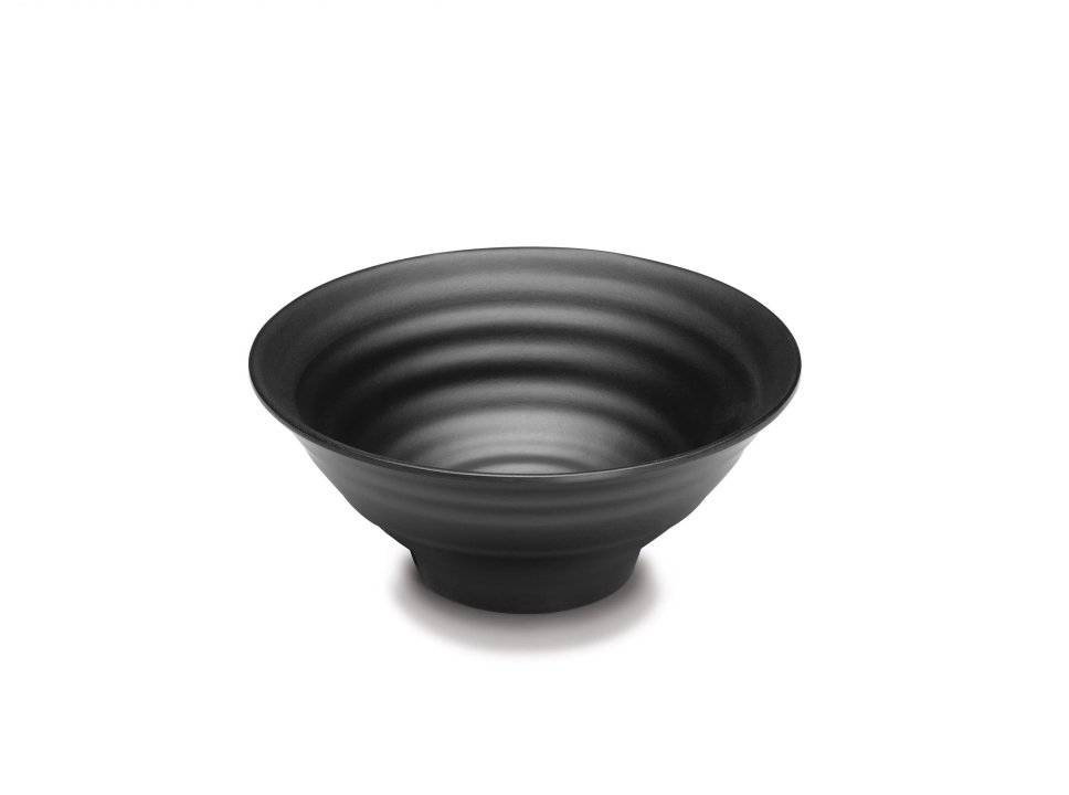Zen Collection noodle bowl 17.3 cm melamine in black