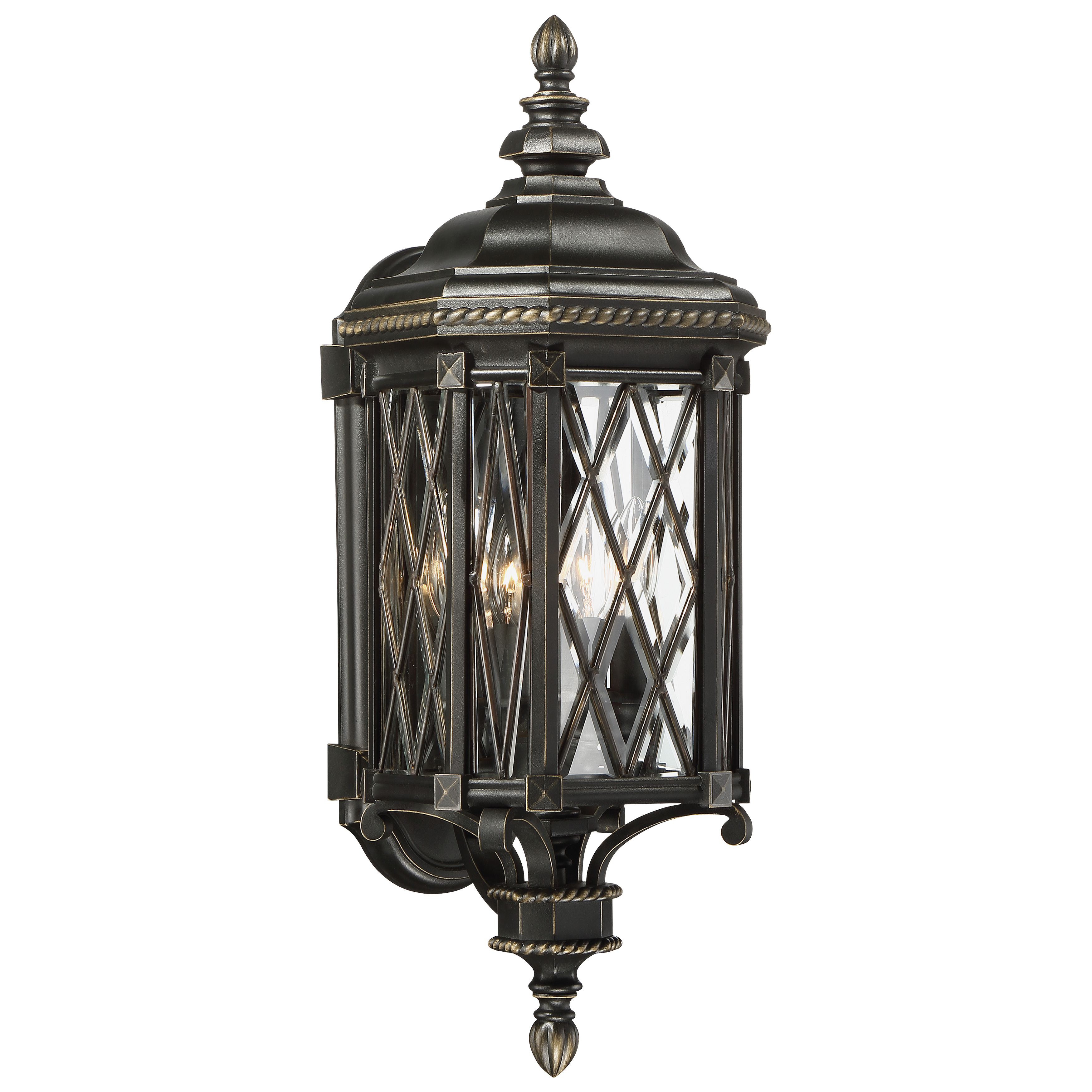 Bexley Manor - 4 Light Outdoor Wall Mount