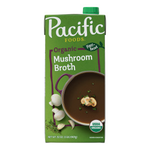 Pacific Foods® Organic Mushroom Broth, 32 oz Carton (Case of 12)