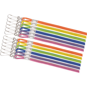Cordón de nailon resistente, colores neón surtidos, paquete de 6