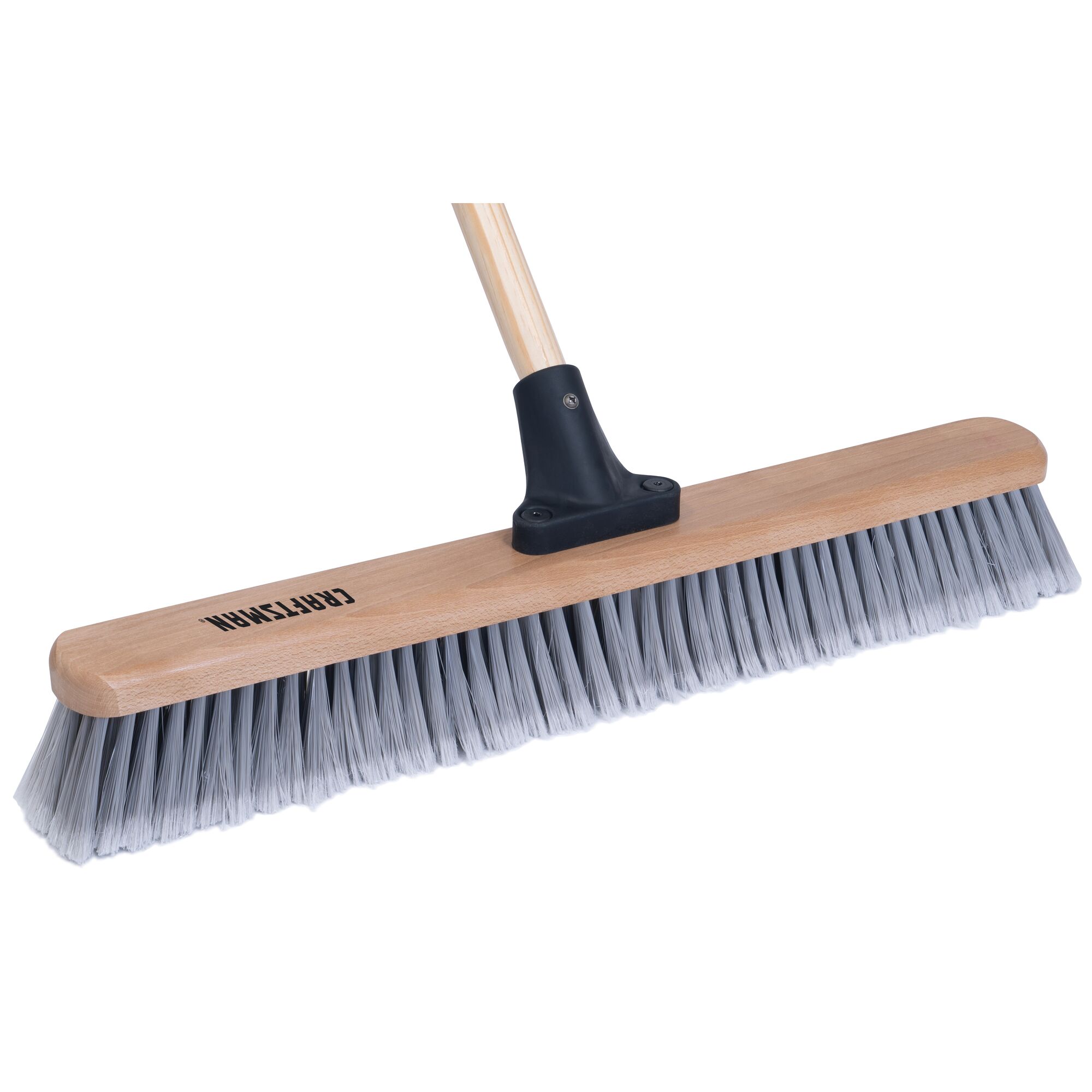 Profile of 24 inch shop and garage push broom.