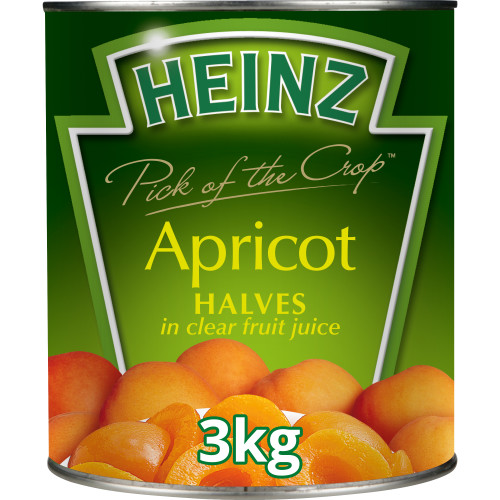 Heinz® Apricot Halves in Clear Fruit Juice 3kg x 3 