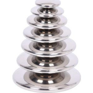 Sensory Reflective Silver Buttons - Set of 7