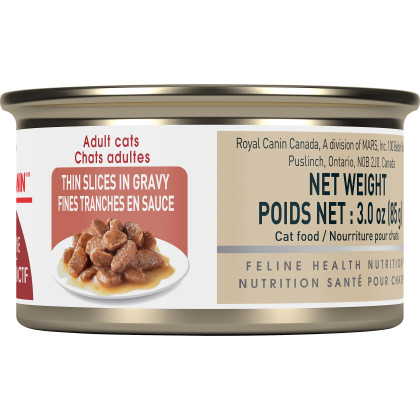 Royal Canin Feline Health Nutrition Adult Instinctive Thin Slices In Gravy Canned Cat Food