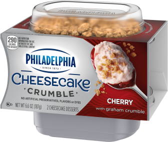 Philadelphia Crumbles Cherry, 6.6 Oz