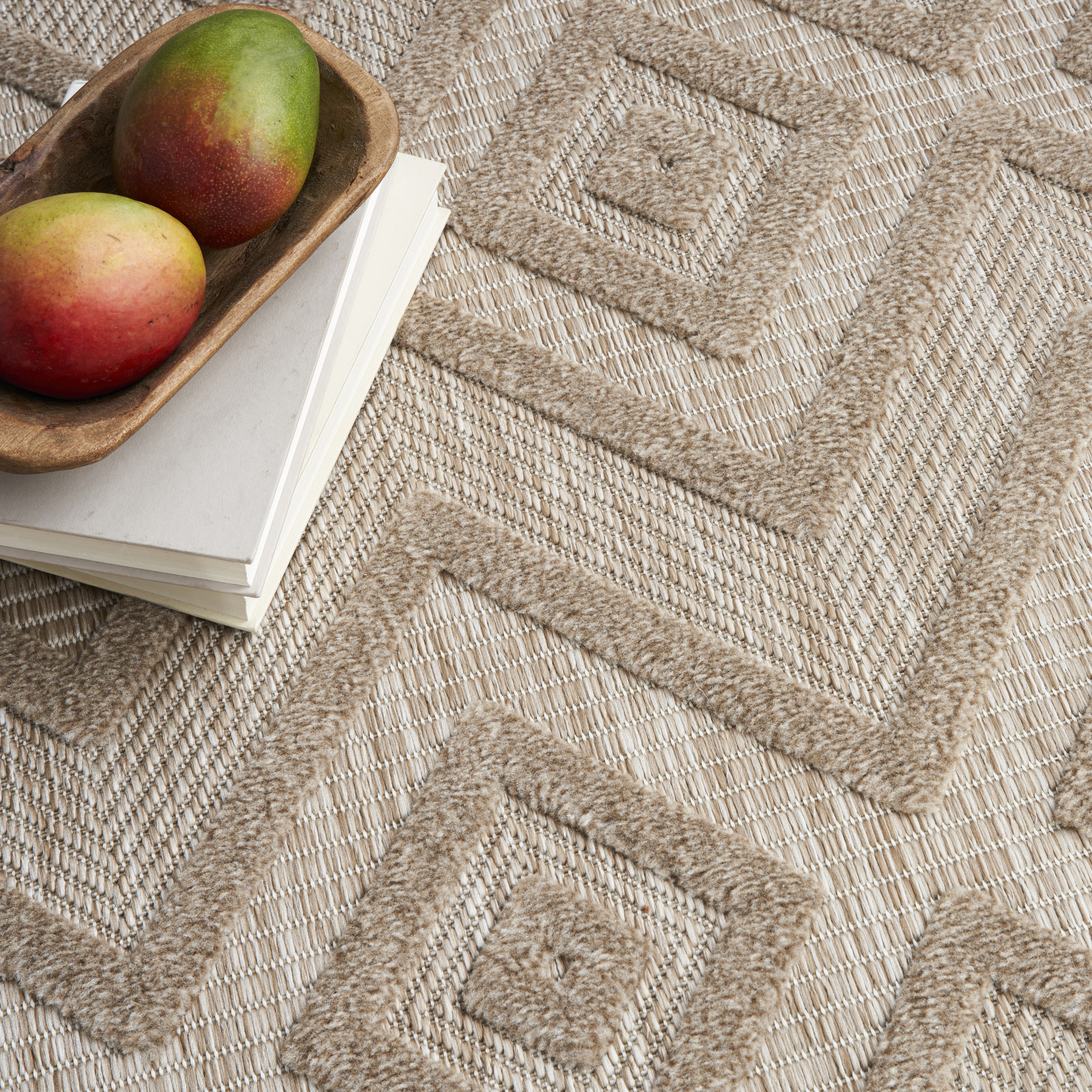 Nourison Versatile 4' x 6' Natural Beige Modern Rug