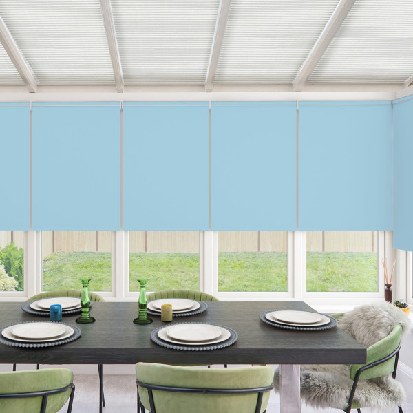 Acacia Baby Blue Roller Blind