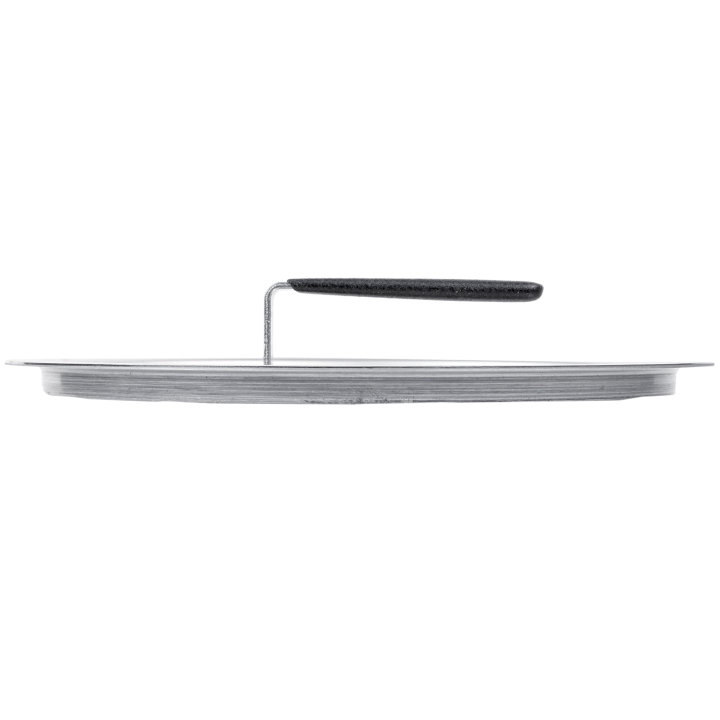 9 3/16-inch Wear-Ever® flat aluminum cover with dipped handle