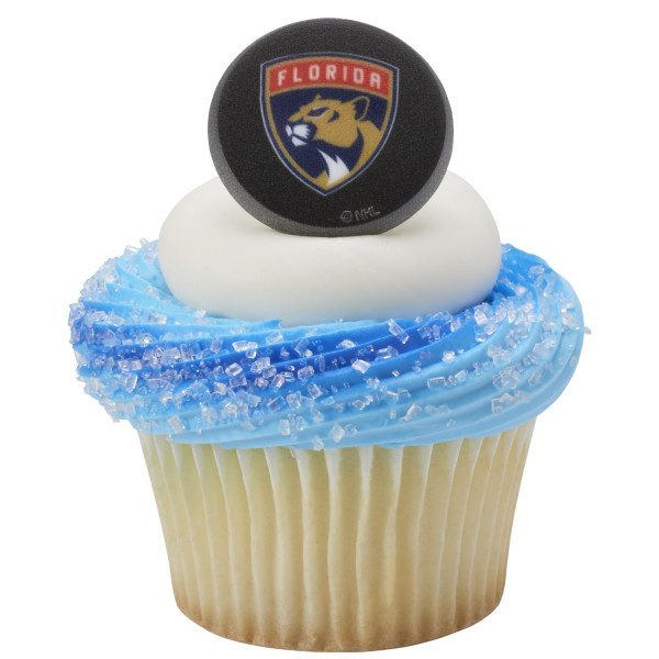 NHL® Team Puck Cupcake Rings