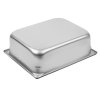 Half-size 4-inch-deep Super Pan V® stainless steel steam table pan with Steel Coat x3™ nonstick coating