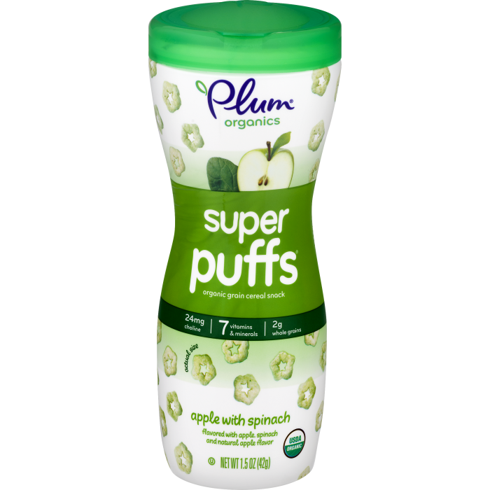 Apple with Spinach Cereal Snack