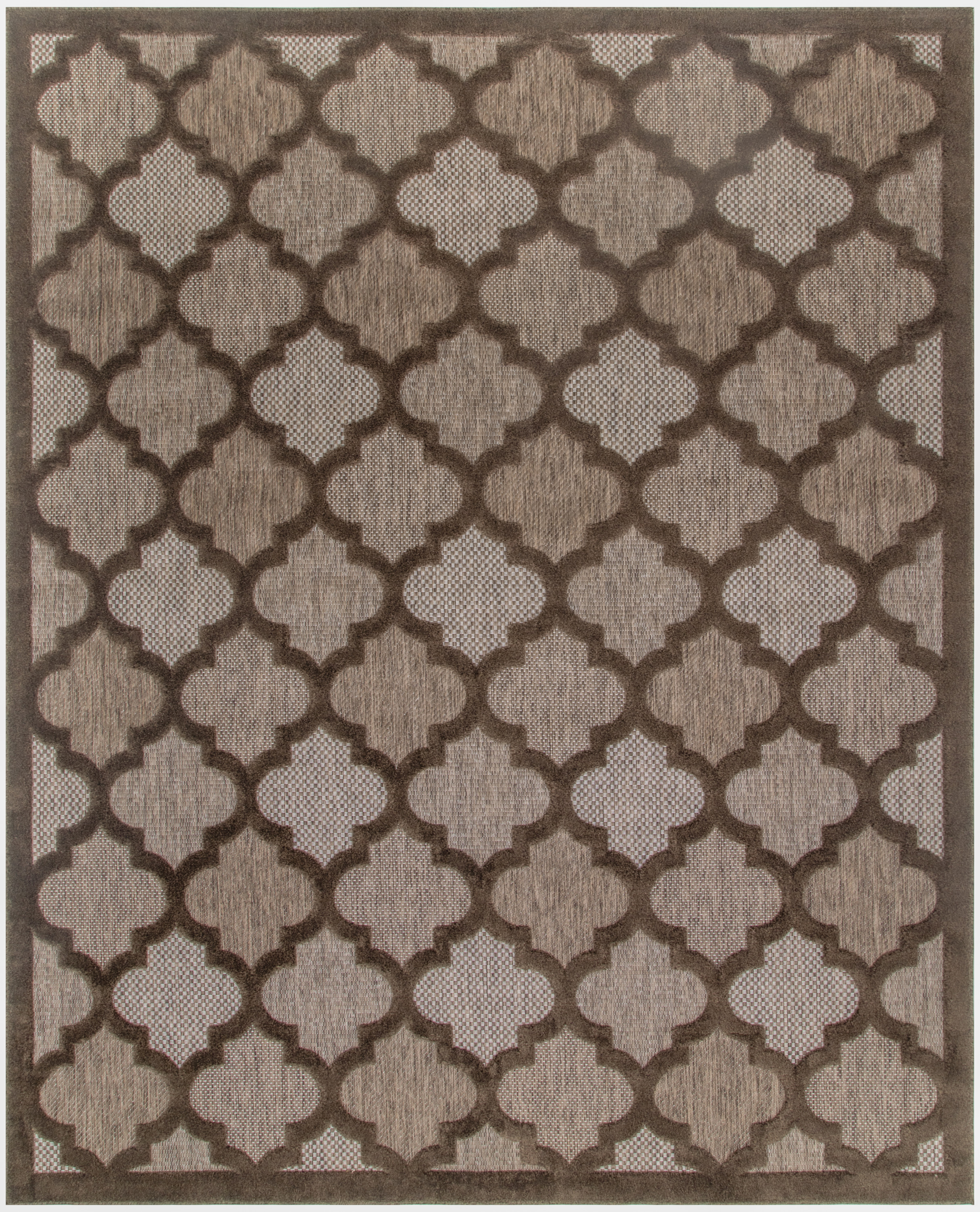 Nourison Easy Care 10' x 14' Brown Modern Rug