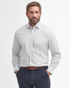 Hanstead Country Active Regular Long-Sleeved Shirt Mid Olive