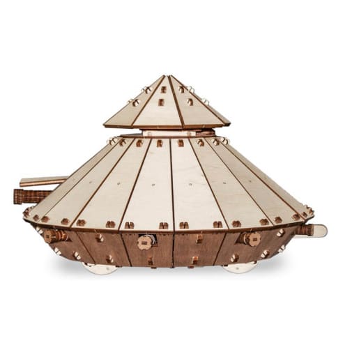 Eco Wood Art - Da Vinci Tank Model
