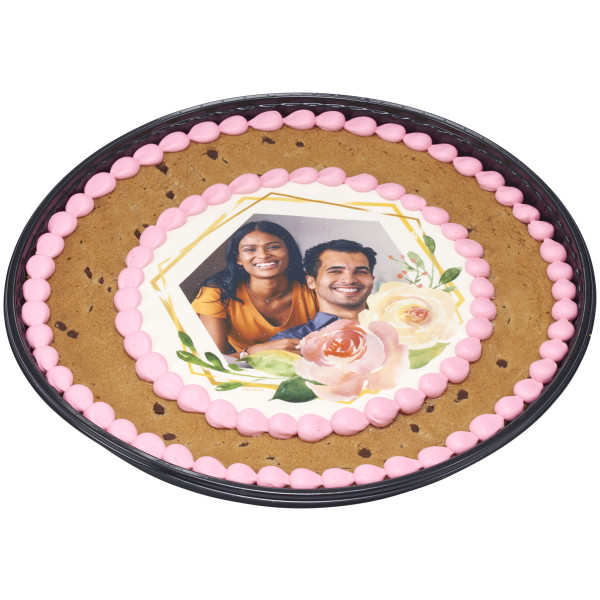 Floral Geometric PhotoCake® Edible Image® Frame