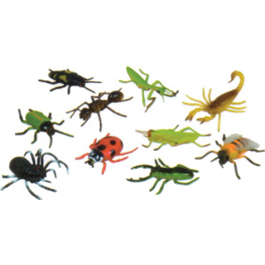 Insects, 5", Set of 10