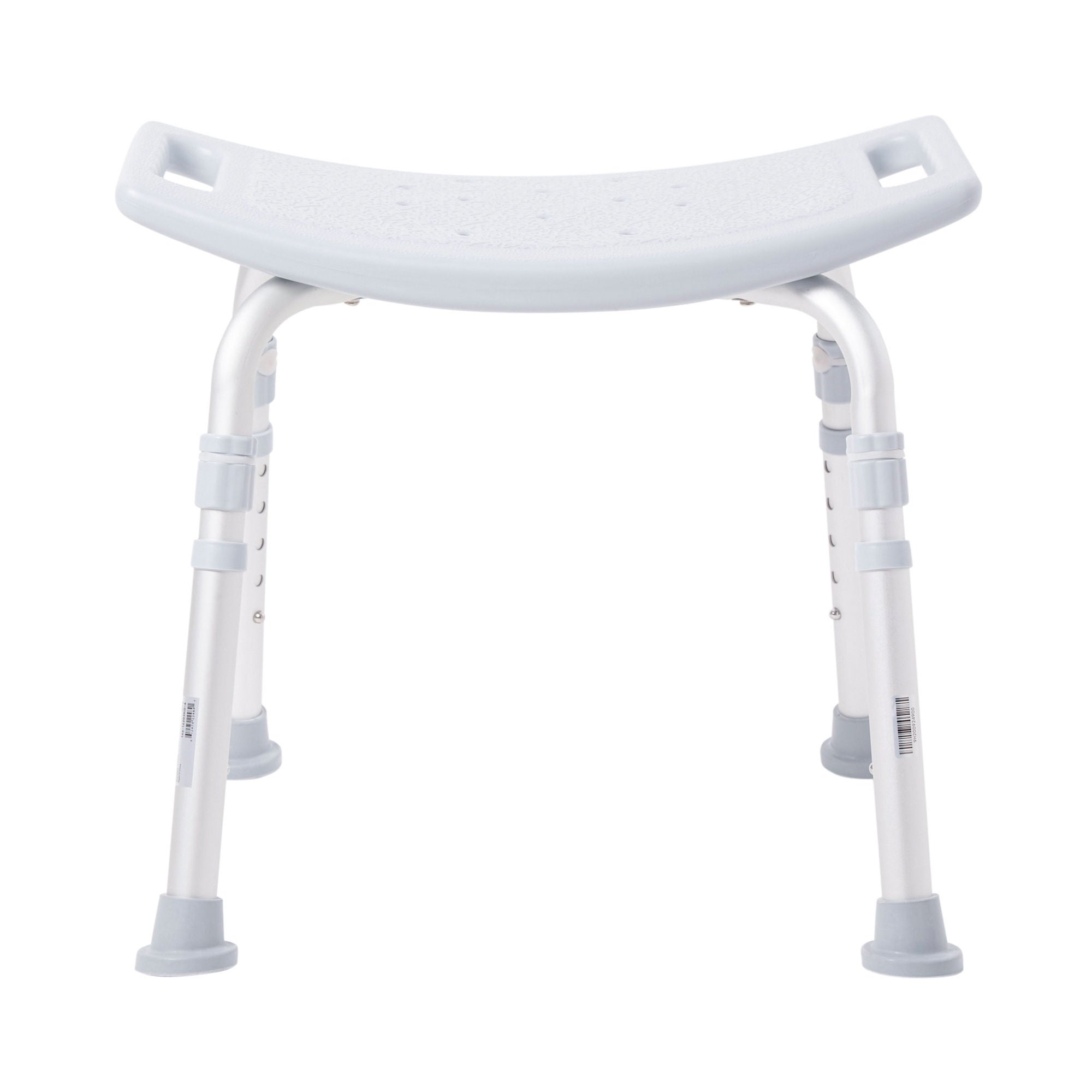 McKesson Aluminum Bath Bench Without Backrest, 15.5 – 19.5 Inch, Gray