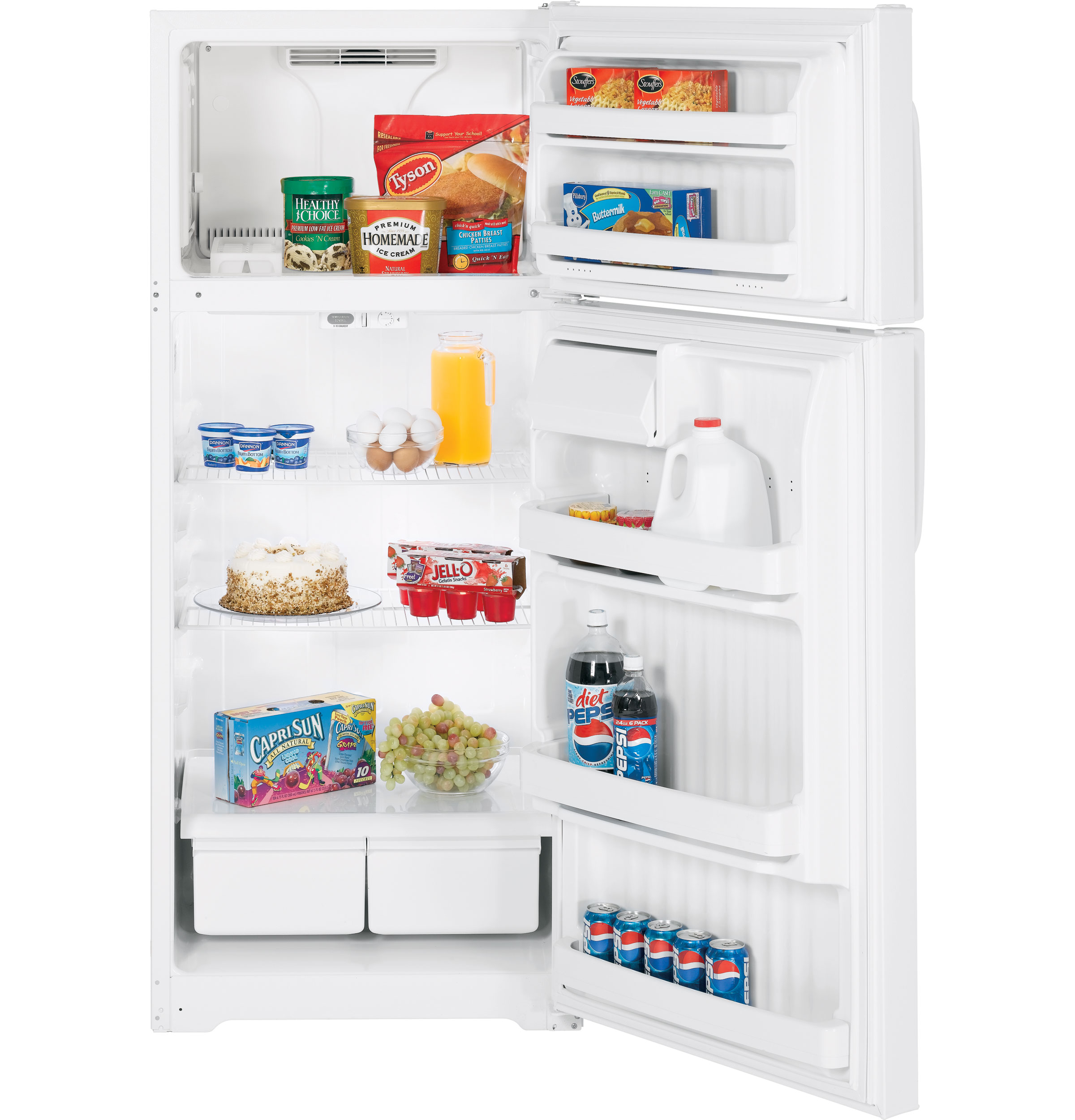 GE® 18.2 Cu. Ft. Top-Freezer Refrigerator
