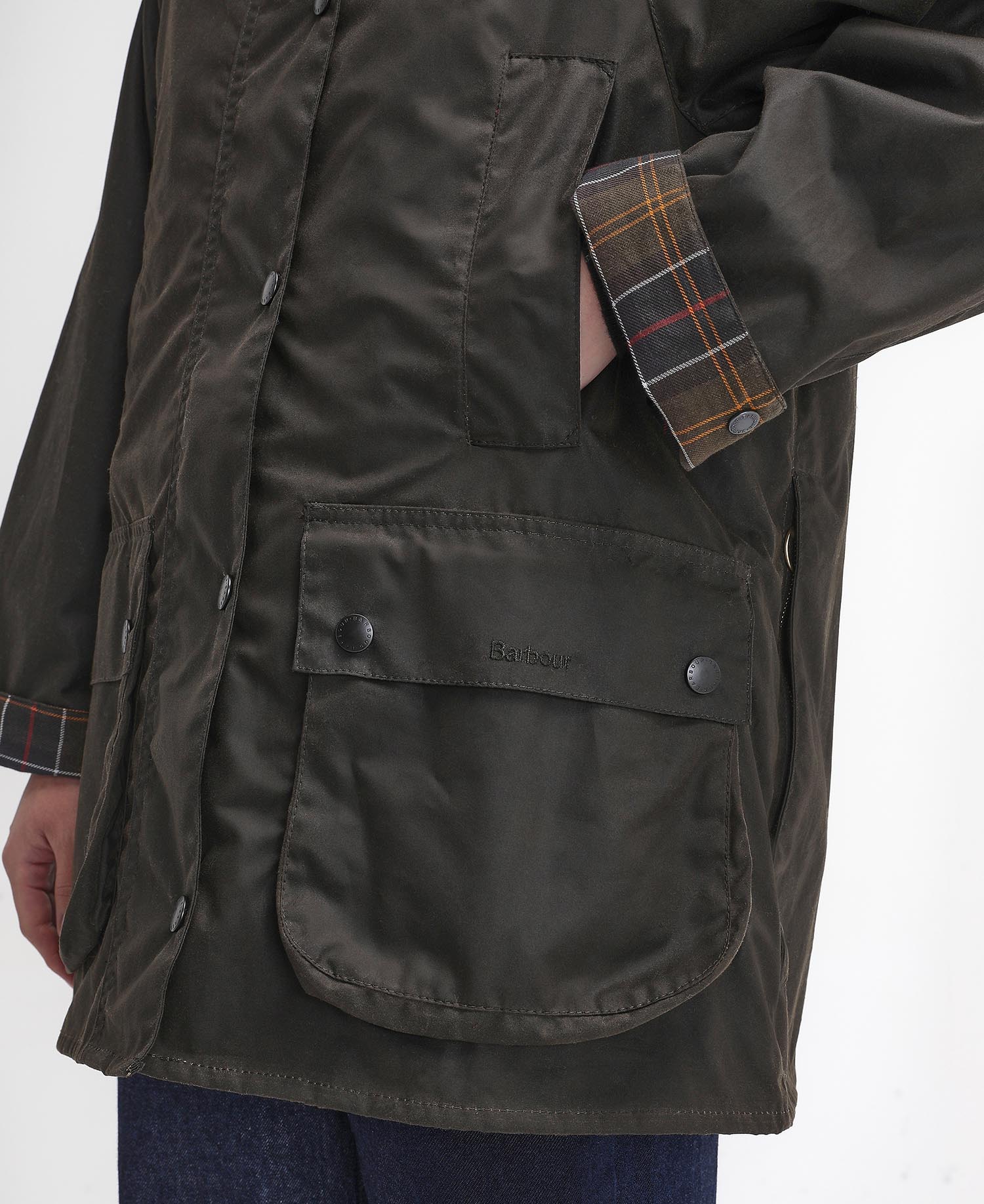 Women's Spey Waxed Jacket image number 5