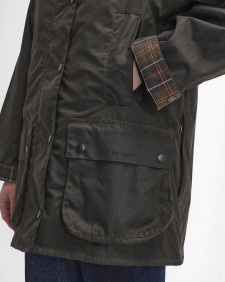 Women's Spey Waxed Jacket Olive-Classic