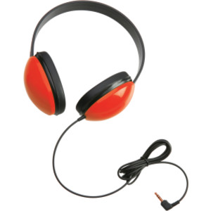 Listening First&trade; Stereo Headphones, Red