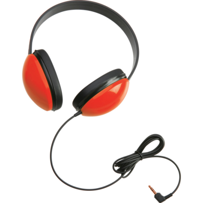 Listening First&trade; Stereo Headphones, Red