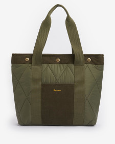 Healy Quilted Tote Bag Olive