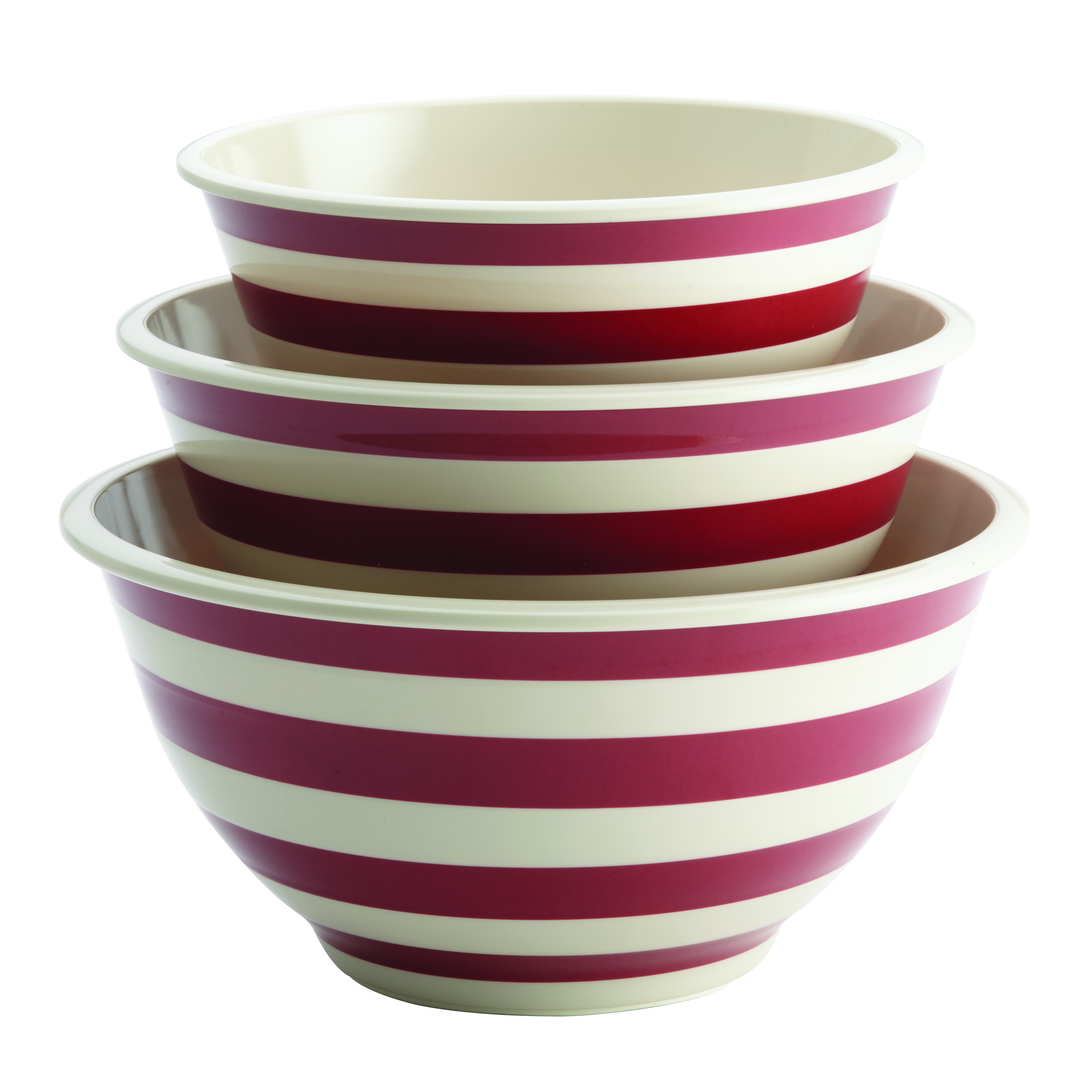 Paula Deen Paula Deen 3Piece Mixing Bowl Set eBay