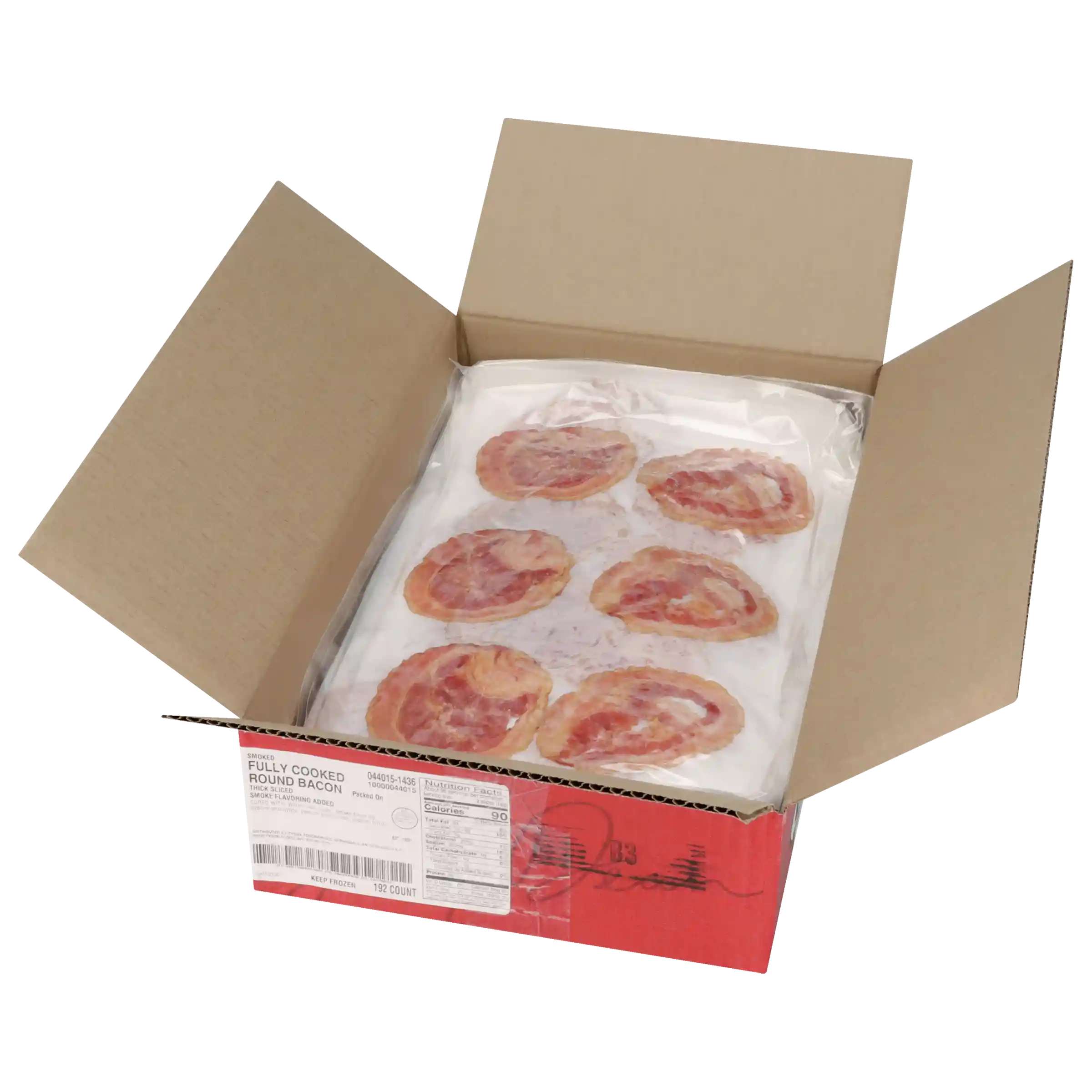 Jimmy Dean® Fully Cooked Hardwood Smoked Round Bacon Slices_image_31