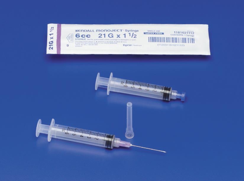 Monoject™ SoftPack Hypodermic Needle, 20 Gauge, 1-1/2 Inch Length