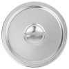 Stainless steel solid cover for 7-quart double boiler inset