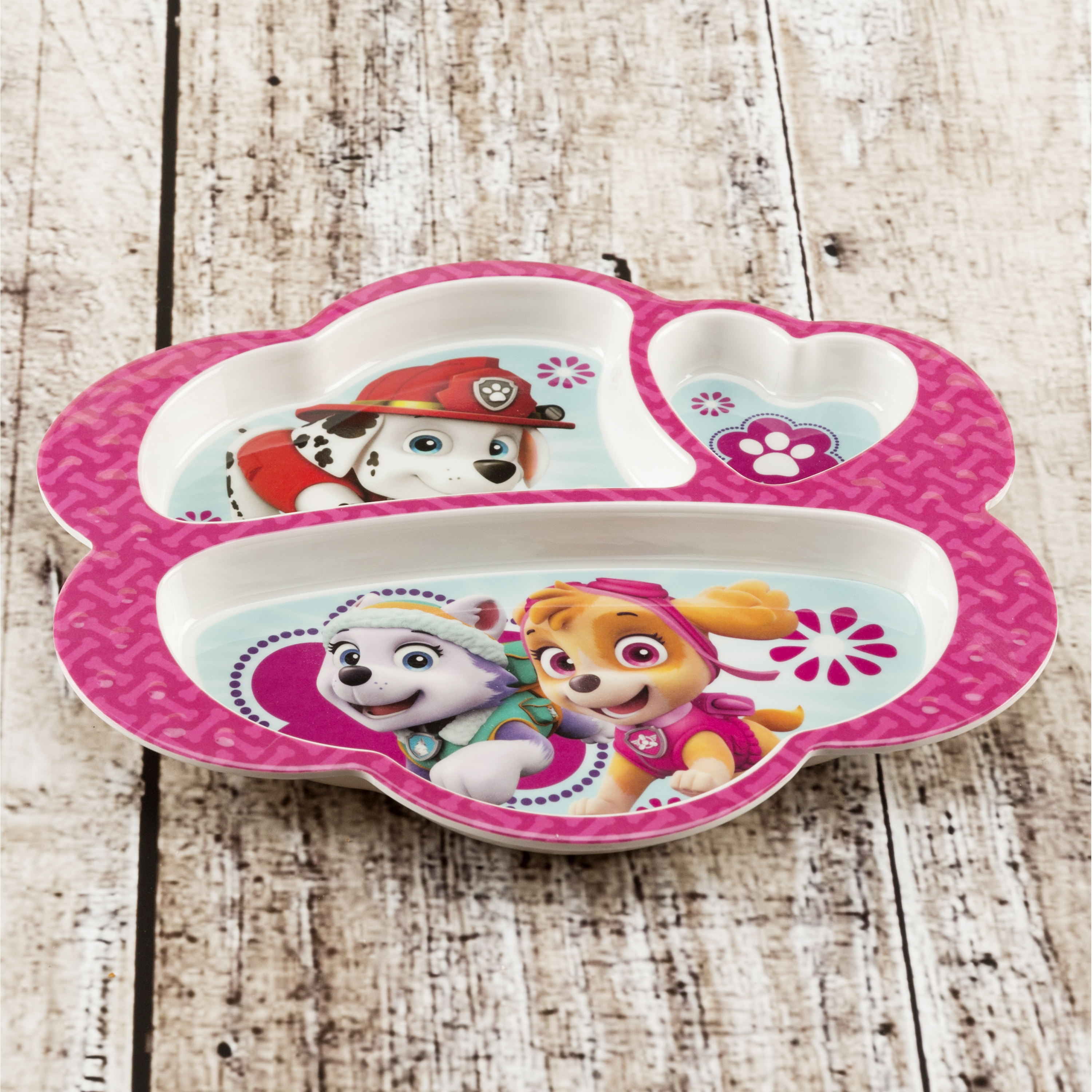 Paw Patrol Kid’s Dinnerware Set, Skye, Everest and Marshall, 3-piece set